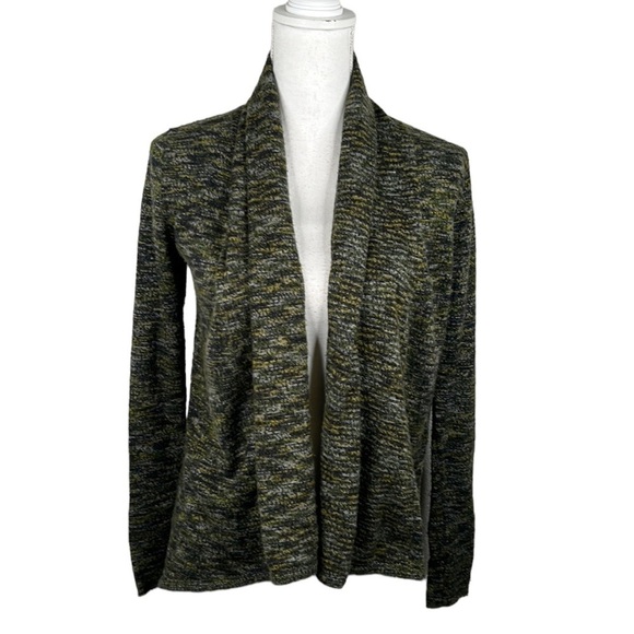 Mac & Jac Black & Green Knit Open Cardigan Size XS - Picture 1 of 8